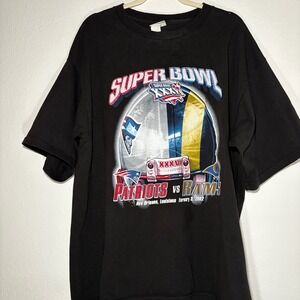 VTG 2002 Tampa Bay Buccaneers Super Bowl 37 Champions T Shirt Black Mens XL LEE